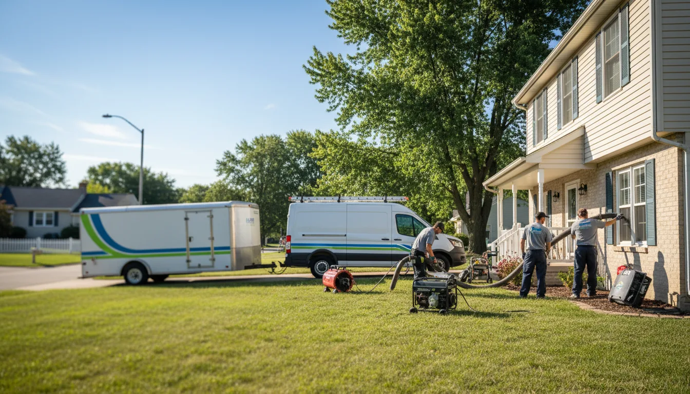 Flooded Basement Restoration And Cleanup With Repair in Elbing, KS near me